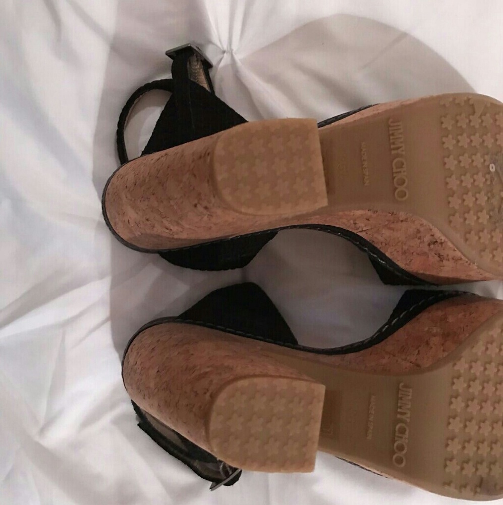 Jimmy Choo Corkscrew Espadrille Sandals - 5 - Picture 6 of 8